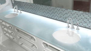 Using Glass Countertops in Your Bathroom